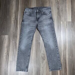 Levi Strauss & Co Mens Gray Straight Leg Denim Jeans 31x27 Gray Wash Pants